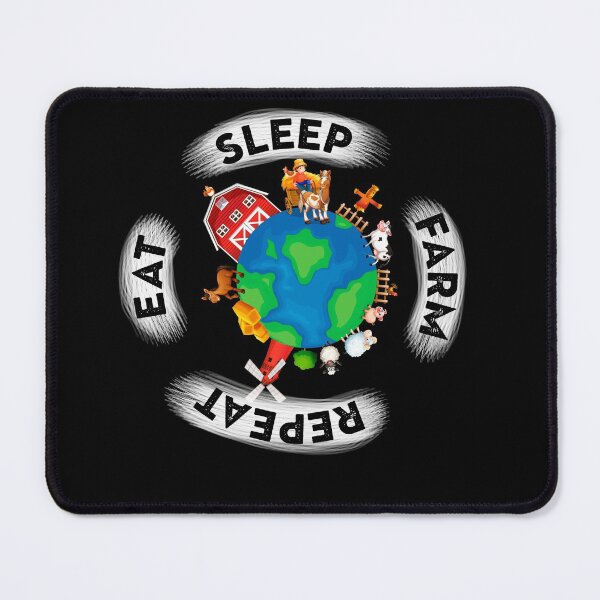 Item preview,   Eat Sleep Farm Repeat - Funny Farming Quotes. designed and sold by rooster23647.