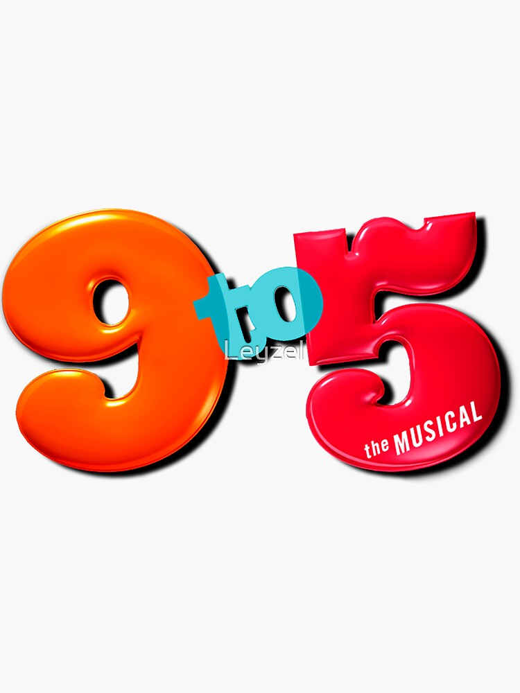 9 To 5 Music Sticker For Sale By Leyzel Redbubble