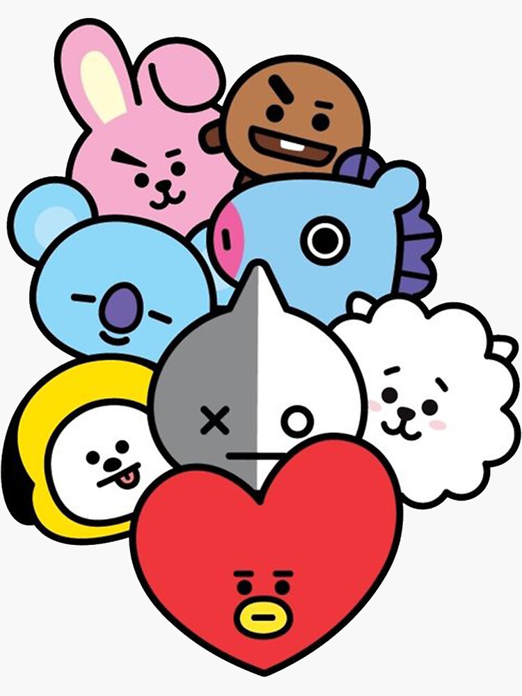 BT21 Characters | Sticker