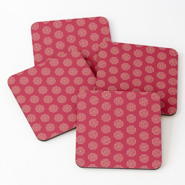 Item preview, Tribal cross pattern - red designed and sold by BattaAnastasia.