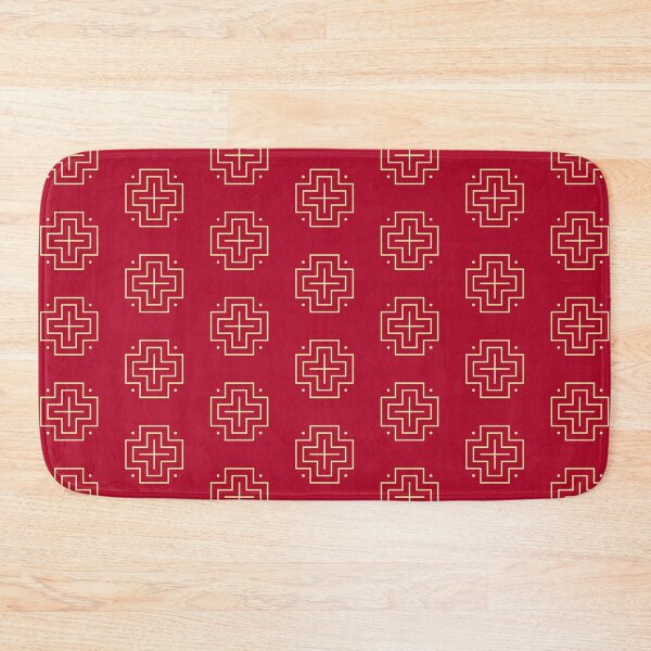 Item preview, Tribal cross pattern - red designed and sold by BattaAnastasia.