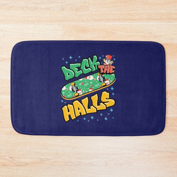 Item preview, Skateboarding Christmas Deck the Halls designed and sold by jaygo.
