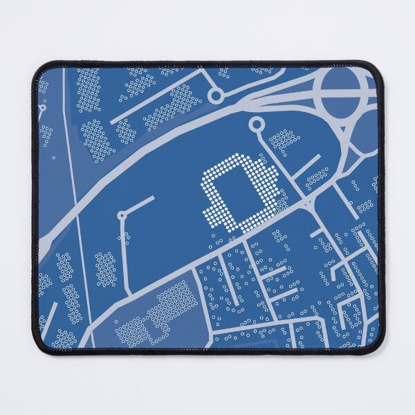 Item preview, Elland Road Stadium Dotted Map - Leeds United Football Club designed and sold by Cameron Porter.
