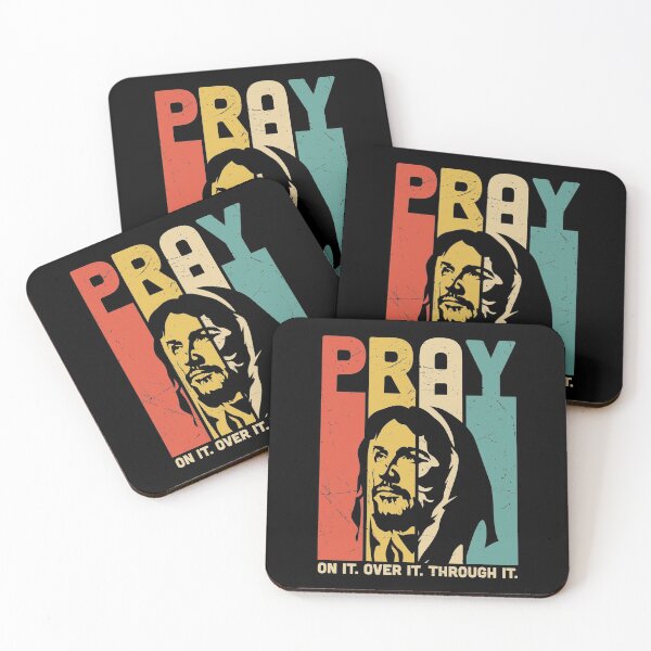 Item preview, Jesus Pray Oh It. Over It. Through It designed and sold by verdecuddly.