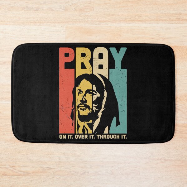 Item preview, Jesus Pray Oh It. Over It. Through It designed and sold by verdecuddly.