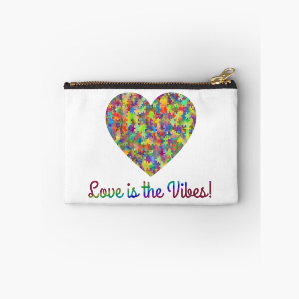 Item preview, Love is the vibes! Colorful Heart Puzzle designed and sold by Bennymp.