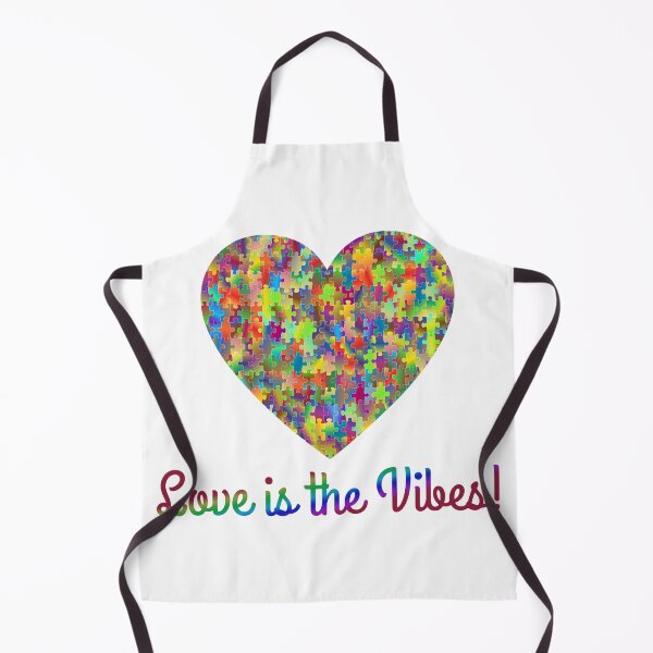 Item preview, Love is the vibes! Colorful Heart Puzzle designed and sold by Bennymp.