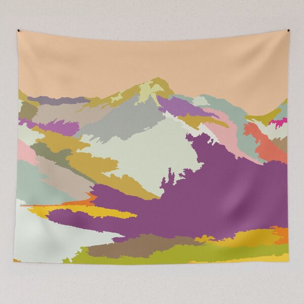 Artikelvorschau, Modern abstract mountain landscape #modernart #wanderlust entworfen und verkauft von MerleCallesen.