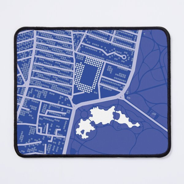 Item preview, Goodison Park Stadium Dotted Map - Everton Football Club designed and sold by Cameron Porter.