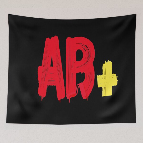 Item preview, Blood Type  AB Plus  Brush Design designed and sold by AEGMEDIA.