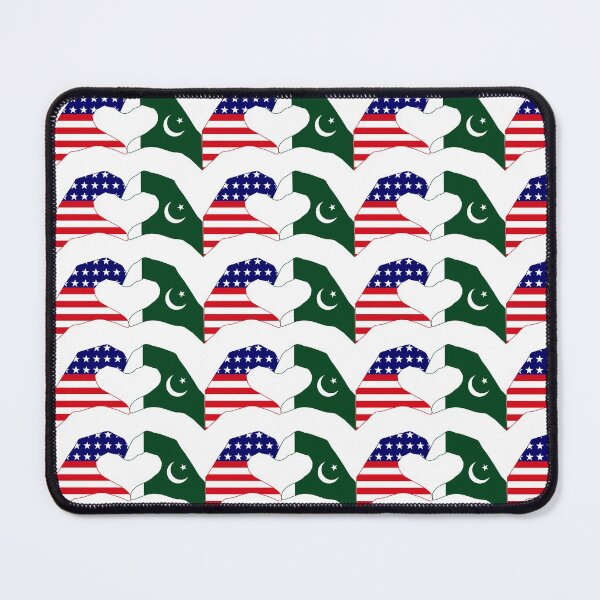 Item preview, We Heart USA & Pakistan Patriot Flag Series designed and sold by Carbon-Fibre Media.