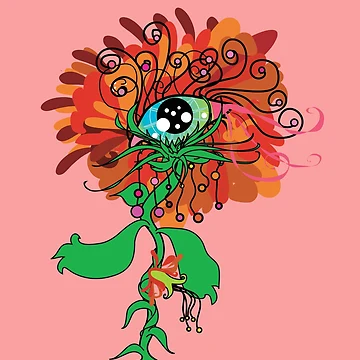 Artwork thumbnail, peacock flower by InfinitePathArt