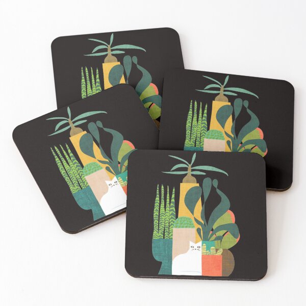Item preview, Cat and plants designed and sold by stunlife.