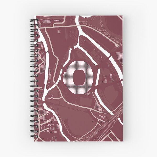 Item preview, London Stadium Dotted Map - West Ham United Football Club designed and sold by Cameron Porter.