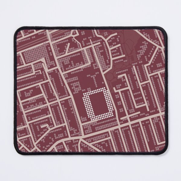 Item preview, Upton Park Stadium Dotted Map - West Ham United Football Club designed and sold by Cameron Porter.