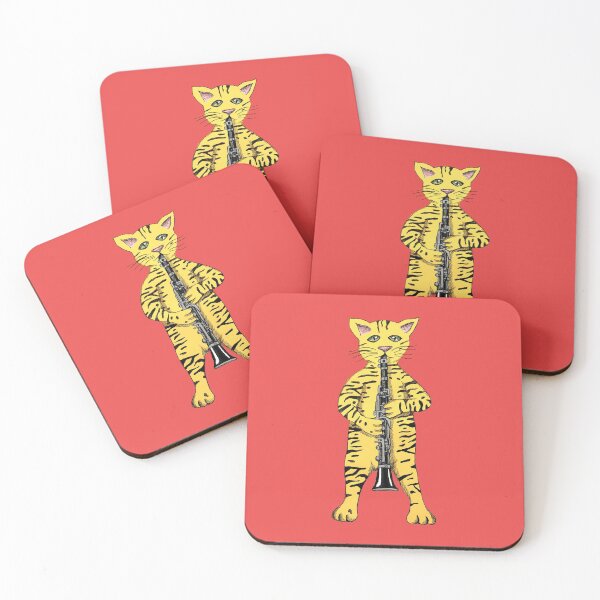 Item preview, C is for Cat playing the Clarinet designed and sold by AnnieHines.