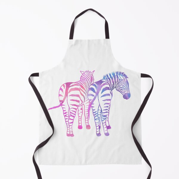 Item preview, pretty rainbow zebra, pink purple zebra, designed and sold by inkbearblue.