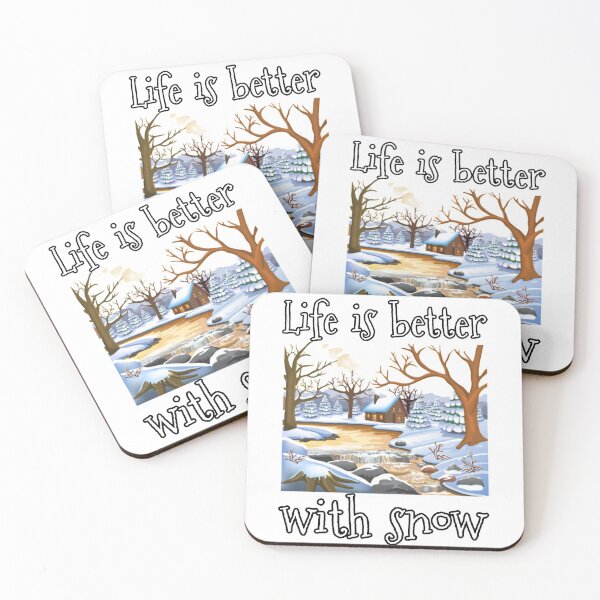 Item preview, Life is better with snow designed and sold by i-am-who-i-am85.