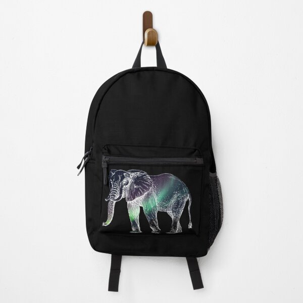 Item preview, Aurora Borealis African Elephant Silhouette designed and sold by LukjanovArt.