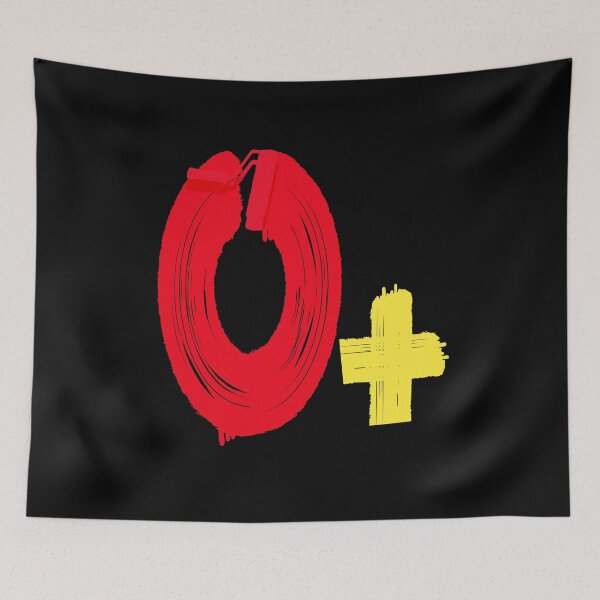 Item preview, Blood Type  0 Plus  Brush Design designed and sold by AEGMEDIA.