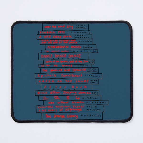 Item preview, Haruki Murakami Book Fan   designed and sold by EmilyBeller.