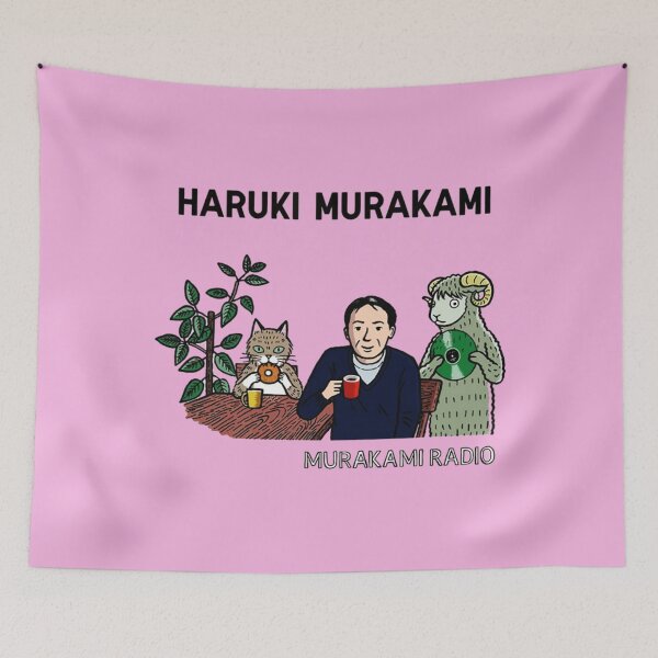 Aperçu de l'œuvre dessin animé haruki murakami créée et vendue par EmilyBeller.