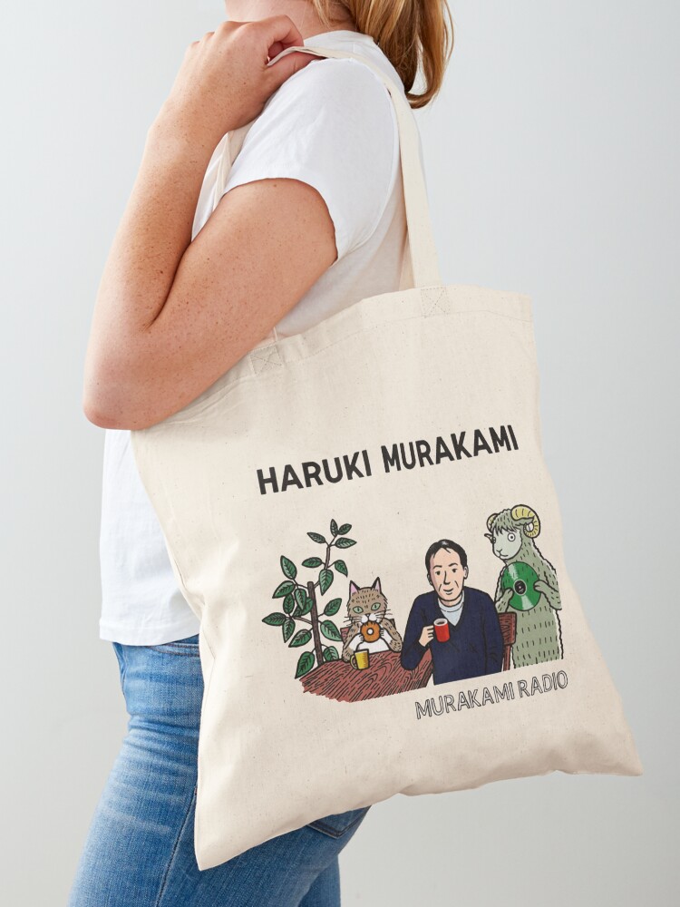 haruki murakami cartoon Tote Bag for Sale by EmilyBeller Redbubble