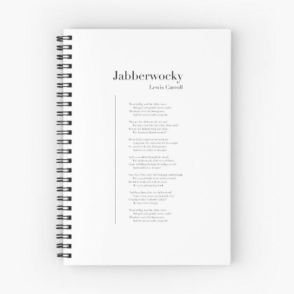 Item preview, Jabberwocky by Lewis Carroll designed and sold by wisemagpie.