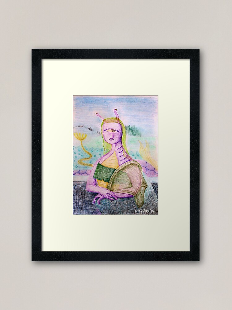 Alternate view of Reneissance in an underwater civillization far far away Framed Art Print