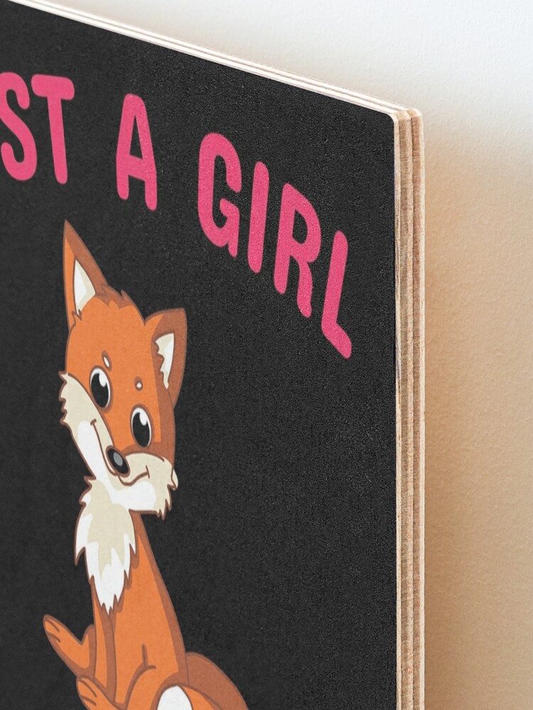 Just A Girl who love Foxes Animals Fox Animal Poster by