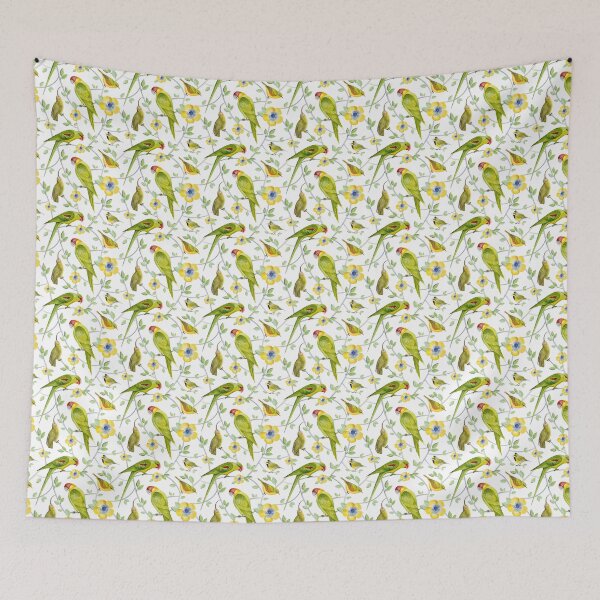 Item preview, In Paradise Gardens extinct birds still sing designed and sold by ByVolya.