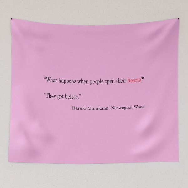 Item preview, Haruki Murakami quote   designed and sold by EmilyBeller.