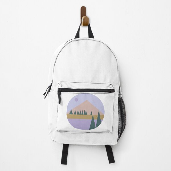 Item preview, Cute Mountain view illustration with trees designed and sold by Mayarart.