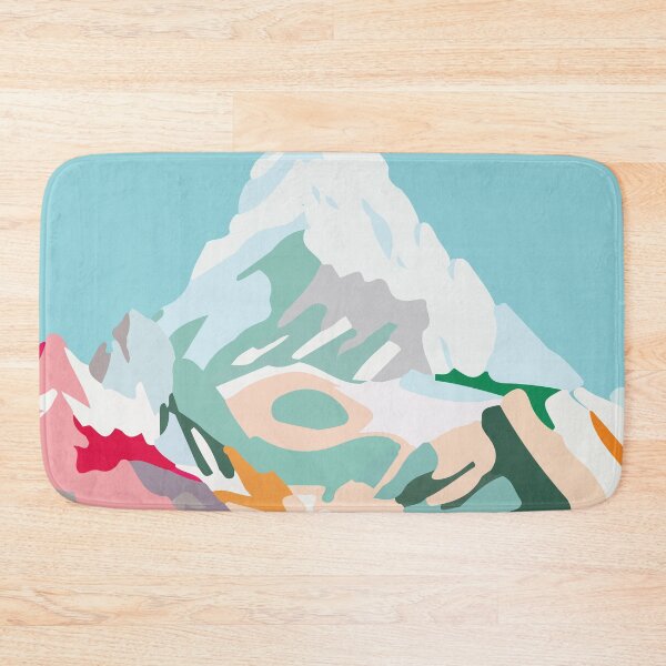 Artikelvorschau, Abstract colourful mountain landscape #modernart #wanderlust entworfen und verkauft von MerleCallesen.