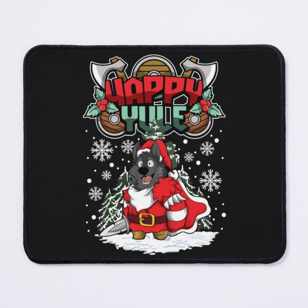 Item preview, Happy Yule Viking Wolf christmas designed and sold by ClamenTaon.