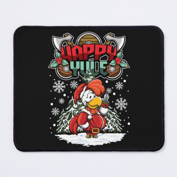 Item preview, Happy Yule Viking Chicken christmas designed and sold by ClamenTaon.
