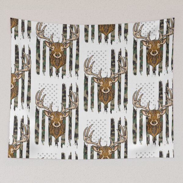 Item preview, Deer Hunting American Camouflage USA Flag designed and sold by Click-Like.
