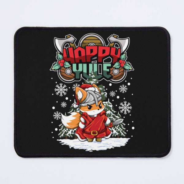 Item preview, Happy Yule Viking Fox christmas designed and sold by ClamenTaon.