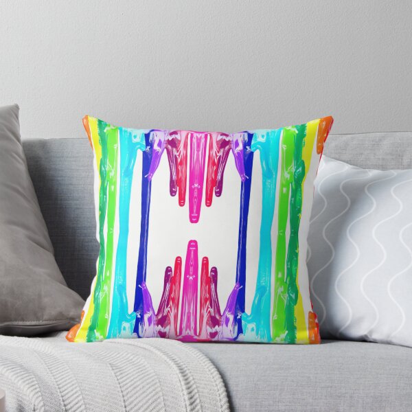 Item preview, Rainbow Paint Spill Seamless Pattern designed and sold by Designs By YL.