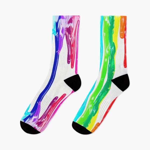 Item preview, Rainbow Paint Spill Seamless Pattern designed and sold by Designs By YL.