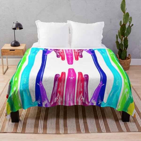 Item preview, Rainbow Paint Spill Seamless Pattern designed and sold by Designs By YL.