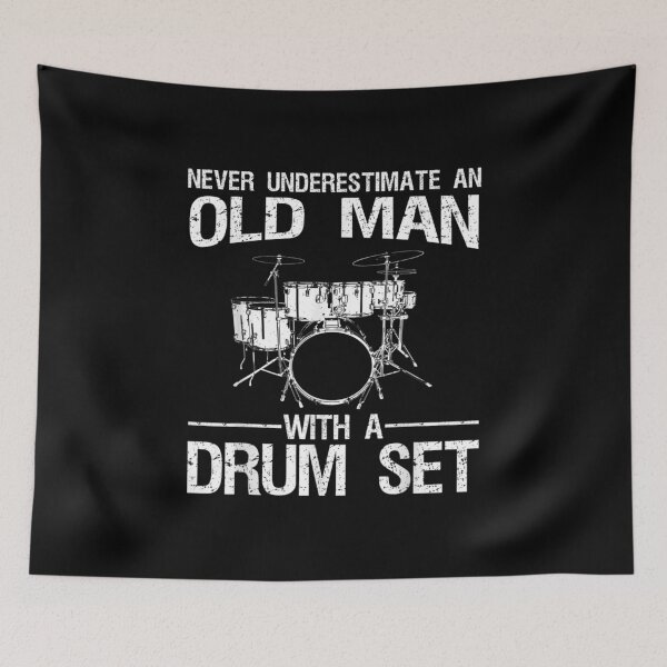Item preview, Cool Drummer Art Men Dad Drum Set Player Drum Kit designed and sold by Tuckerstyle.