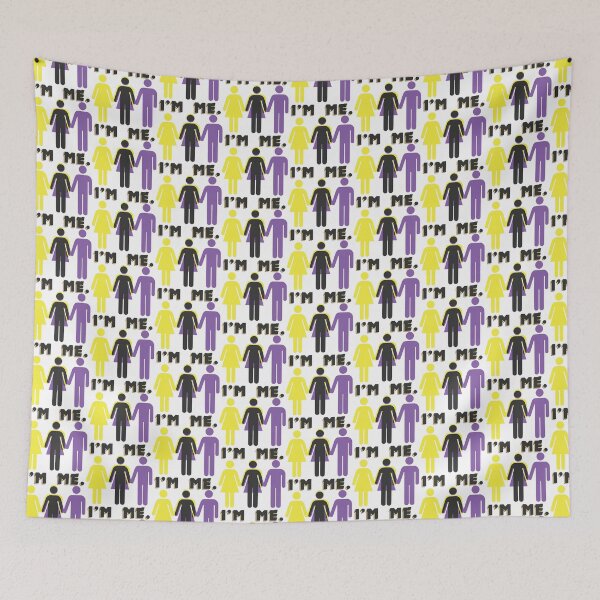 Item preview, I'm Me. Nonbinary. designed and sold by Lori P.