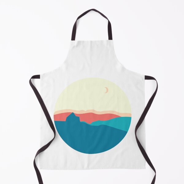 Item preview, Cute Mountain view illustration with moon designed and sold by Mayarart.