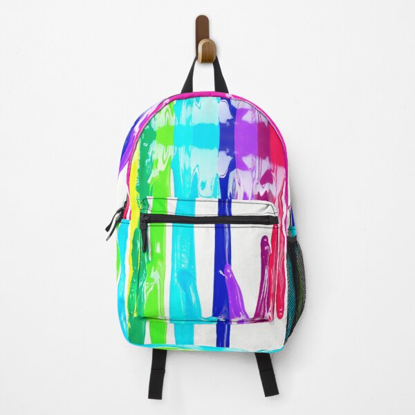 Item preview, Rainbow Paint Spill Sound Wave Seamless Pattern designed and sold by Designs By YL.