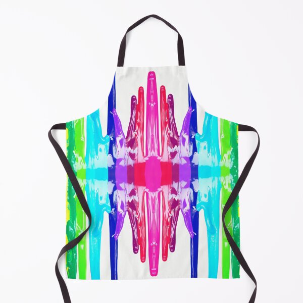 Item preview, Rainbow Paint Spill Sound Wave Seamless Pattern designed and sold by Designs By YL.
