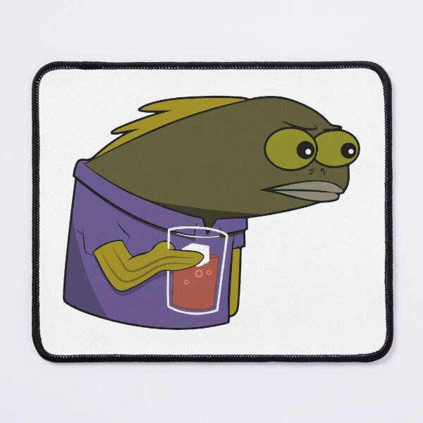 sad spongebob fish | Greeting Card