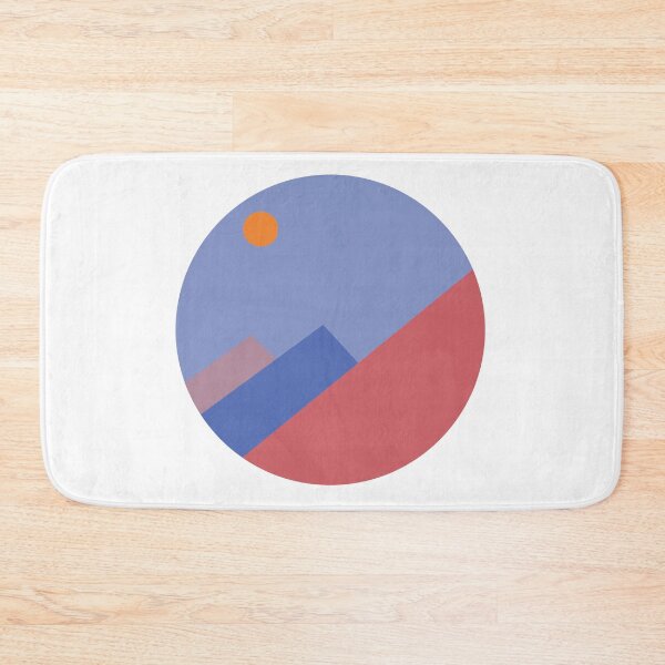 Item preview, Cute Mountain view sunset illustration designed and sold by Mayarart.