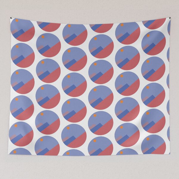 Item preview, Cute Mountain view sunset illustration designed and sold by Mayarart.
