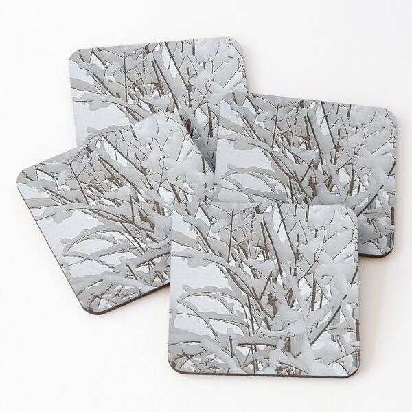 Item preview, Snow covered bush in my yard designed and sold by Diana Evensen.